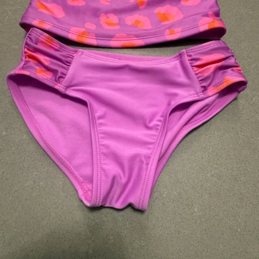 NWOT 2pc Purple/Pink Cat & Jack Tankini & Bikini Size XS Never worn
